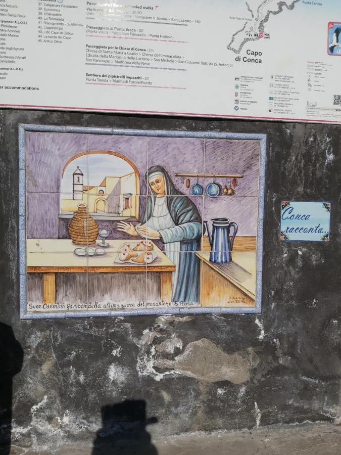 La Casina Del Pennolo, Casa Stani 60 Mq. Villa Conca dei Marini Buitenkant foto